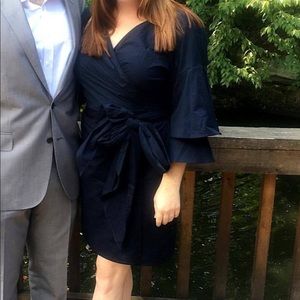 WAYF cocktail dress with bow